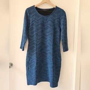 Neesha Blue Swester Dress Size Large